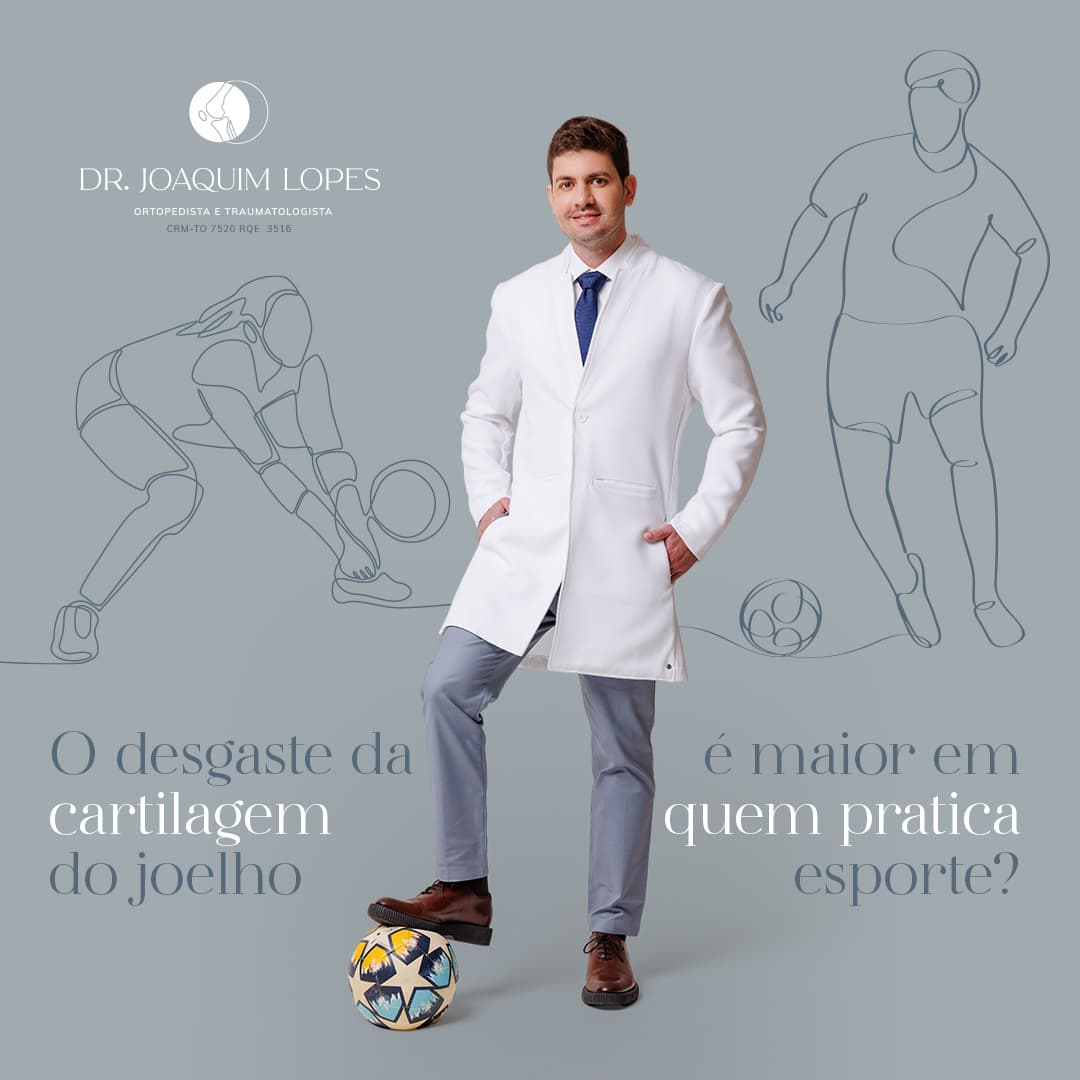 O desgaste da cartilagem do joelho é maior em quem pratica esporte?