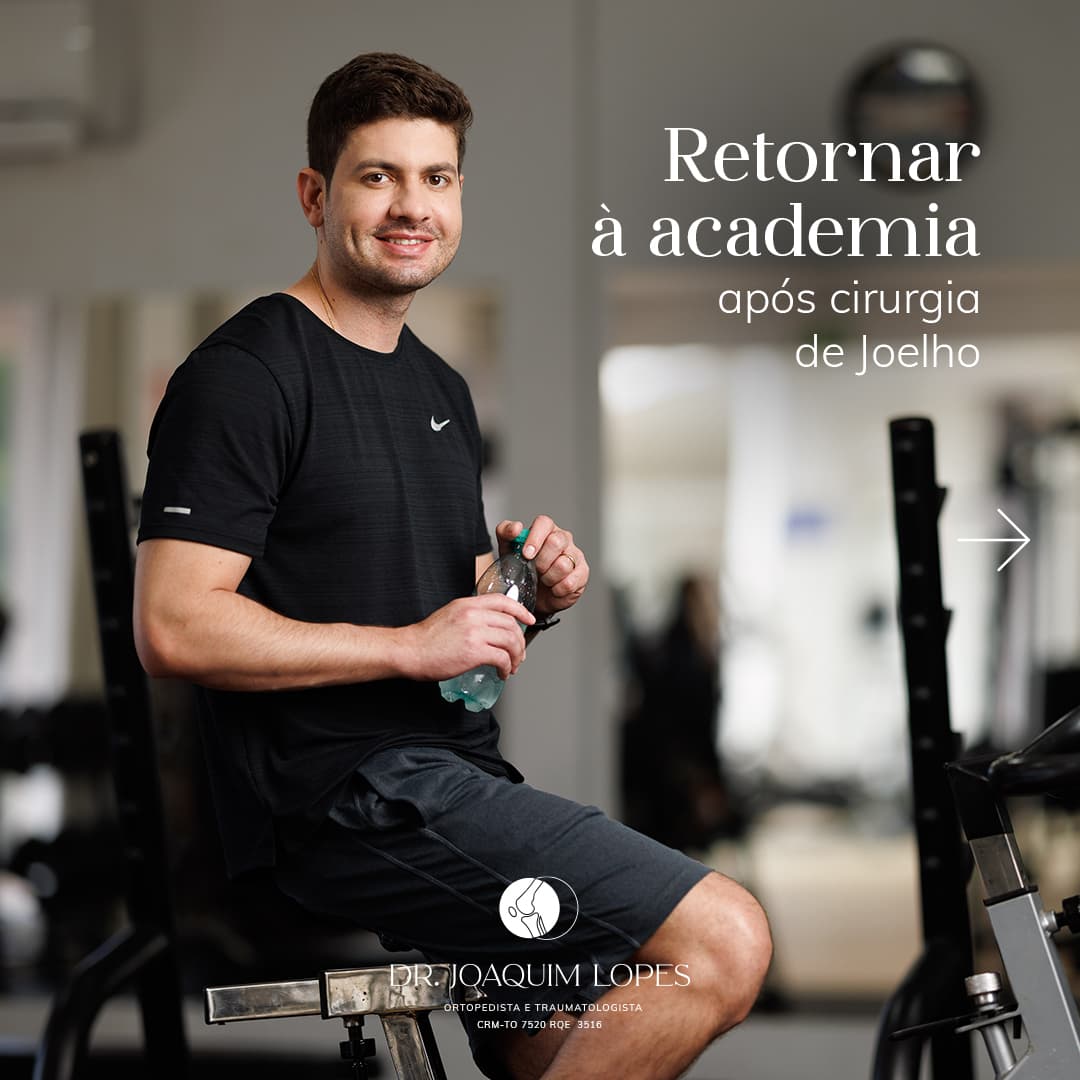 Retornar à academia após cirurgia de joelho